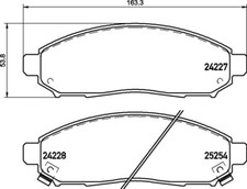 Mintex Front Axle Brake Pad