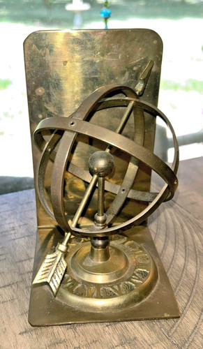 Vintage brass armillary sphere - vintage,