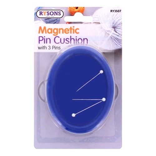 Magnetic pin cushion tray - pin, with
