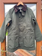 Barbour Beams 2 Layer Gamefair Jacket Sage 34 New