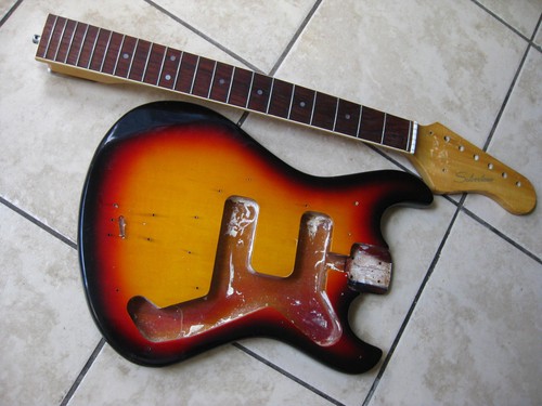 Vintage teisco silvertone - 70's,