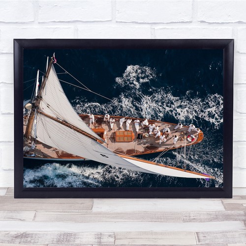 Action yacht aerial - action,