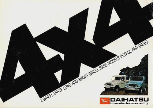 Daihatsu fourtrak 1979 1981 - daihatsu, uk