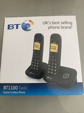 BT 1100 TWIN  DIGITAL CORDLESS HOME TELEPHONE, Excellent Condition -pre Owned