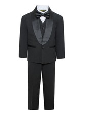 Boys Slim Tuxedo 5pc set TAIL