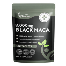 Black Maca 8000mg 120 Tablets