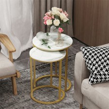 High Gloss Set of 2 Coffee