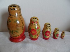 Old 5 Piece Russian Stacking