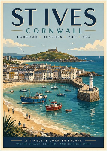 Ives print vintage - st,