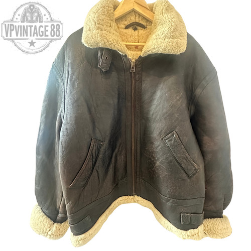 Vintage aviator bomber - vintage, b-3