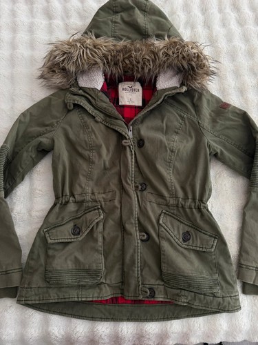 Y2k hollister khaki parka - y2k,