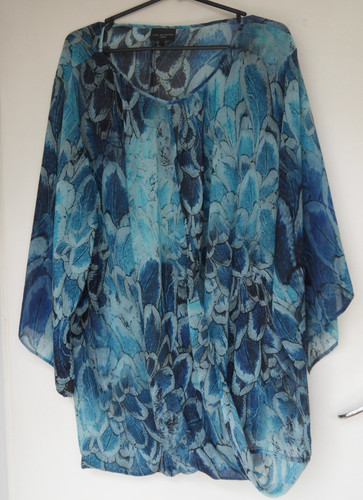 Blouse blue daring - &,