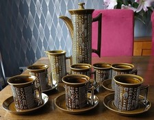 Portmeirion Cypher Coffee Pot Set, Susan Williams-Ellis, 1960s, vintage