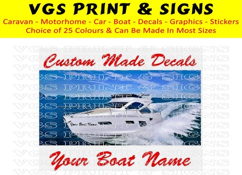 Boat names stickers - 2x,