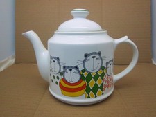 WADE CATS TEAPOT. FELINE WHIMSICAL COLLECTION 1989-1992 (PM/B85)