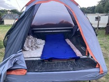 VEVOR Truck Bed Tent 6.4'-6.7' Pickup Tent with Rainfly Carry Bag for Camping