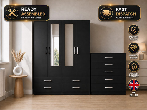 Piece modern bedroom - 2,