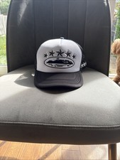 Corteiz Cap White And Black