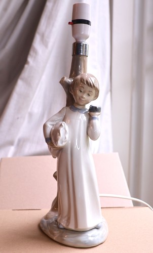 Lladro zaphir boy with - zaphir, pillow