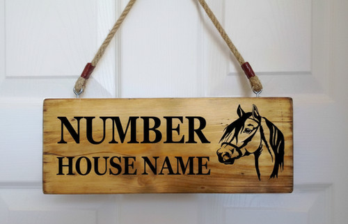 Personalised horse pony stable - personalised,