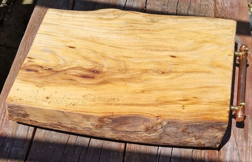 Live edge spalted elm - spalted, cutting