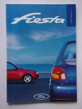 FORD FIESTA orig 1997 UK Mkt Full 38pp Sales Brochure - Encore LX Si Ghia X