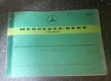 Mercedes Diesel OM615 Ersatzteil Liste Parts Catalogue  W115, Unimog, Boot usw