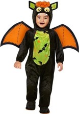 Baby Toddler Bat Halloween Costume Kids Boys Girls Animal Fancy Dress 0 - 6 yrs