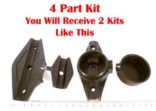 Di-Pole Antenna Plastic Insulator 4 Part Kit, 2 Kits MBUB2