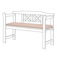 2 Seater Garden Bench Cushion