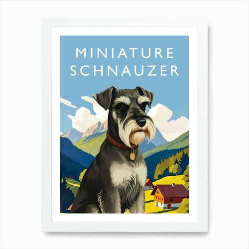 Miniature schnauzer art - miniature,