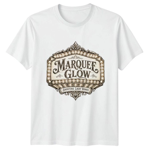 Vintage marquee glow shirt - vintage, t-shirt