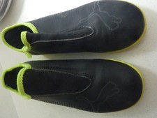 PUMA Evoknit Astro Soccer black Junior Football Shoes Size UK 2