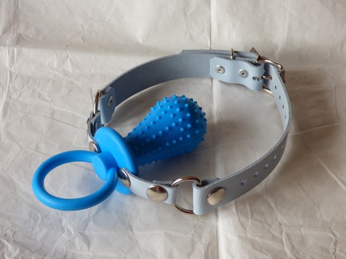 New genuine blue leather - genuine, xl