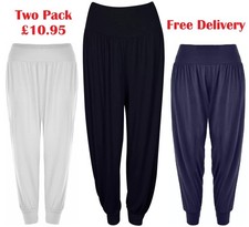 2 PACK WOMENS LADIES NEW HAREM