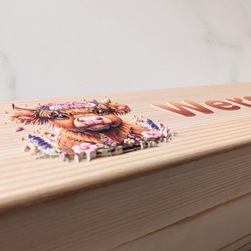 Personalised wooden box - wooden,