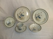 Royal Doulton Lambethware - Hill Top - vintage 1977 stoneware tableware - 2D4C #