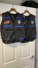 Hasbro Nerf Gun Jackets X 2 Children Play Dress U Gillet Roll Play Fun