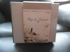 JOHN HINDE ~ WILD IRISH FLOWERS ~ CUP & SAUCER Boxed