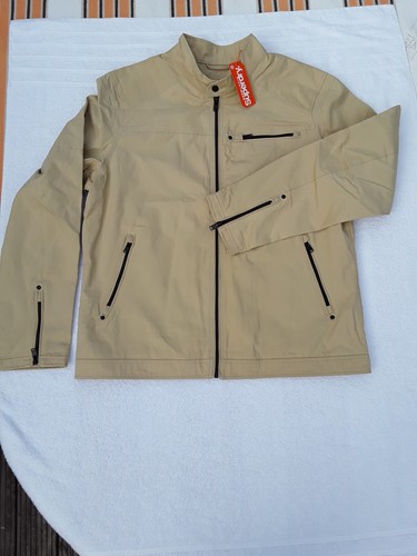 Superdry beige cotton biker - superdry,