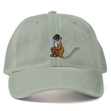 Embroidered Monkey Vintage Dad