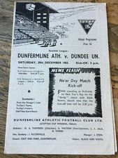 DUNFERMLINE HOME programmes