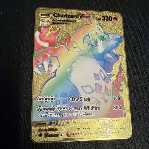 Rainbow charizard vmax 330hp - charizard,