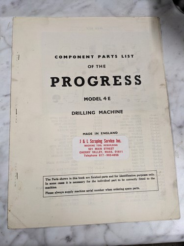 Progress model drilling - model, 4e