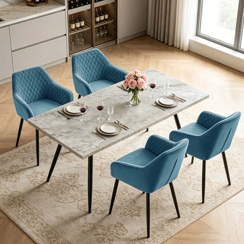 Wooden dining table - 1.5m,