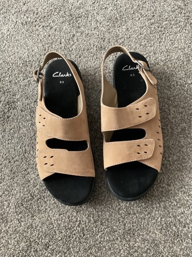 Ladies clarks tan - tan/beige, faux