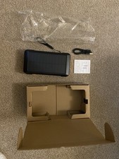 20000mAh Power Bank- Built In Solar Panel, Torch, Plug Ins, Winding Generator