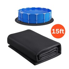 15Ft Foot Pool Liner Pad For Above Ground Pools, Round Under Pool Mat UK STOCK