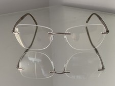 SILHOUETTE 7779 RIMLESS GLASSES FRAME, READ FULL DETAILS & CHECK SIZE, EX COND