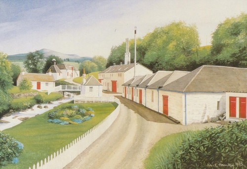 Scotland postcard edradour - scotland,